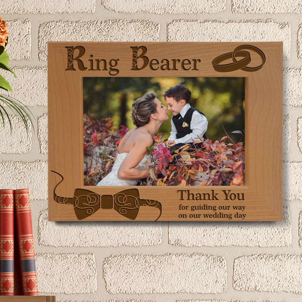 Flower Girl Wood Frame, Ring Bearer Wood Frame