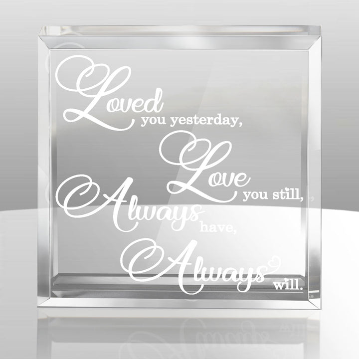 Love Keepsake and Paperweight