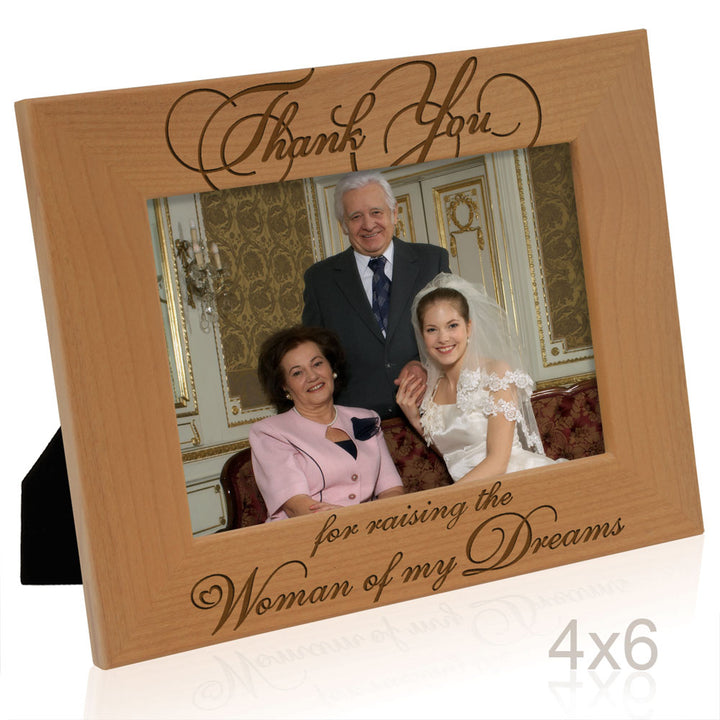 Thank You for Raising the Woman of My Dreams Wood Frame