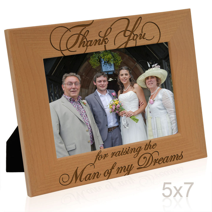 Thank You for Raising the Man of My Dreams Wood Frame