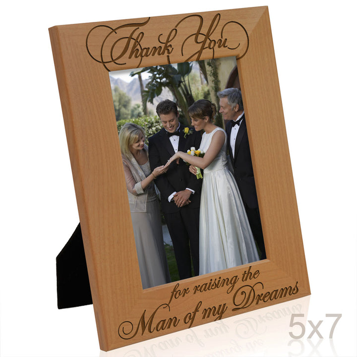 Thank You for Raising the Man of My Dreams Wood Frame
