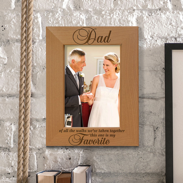 Dad Favorite Walk Wood Frame, Daddy Favorite Walk Wood Frame