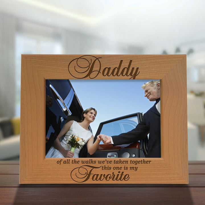 Dad Favorite Walk Wood Frame, Daddy Favorite Walk Wood Frame
