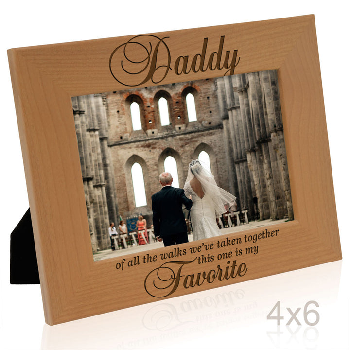 Dad Favorite Walk Wood Frame, Daddy Favorite Walk Wood Frame