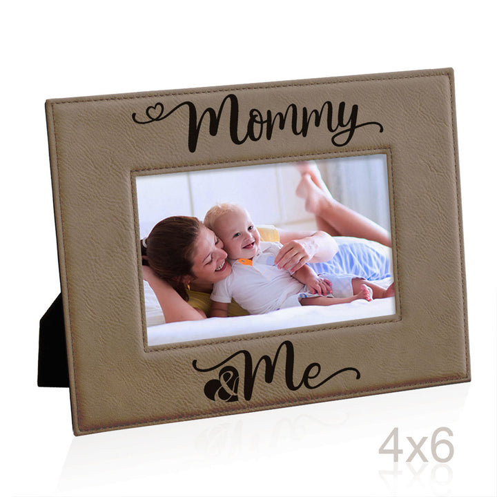 Mommy and Me Leather Frame