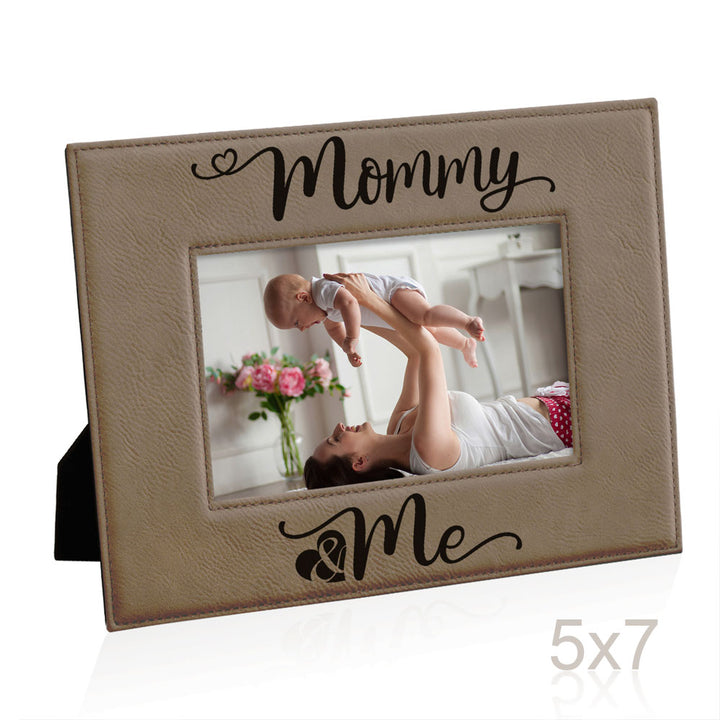 Mommy and Me Leather Frame