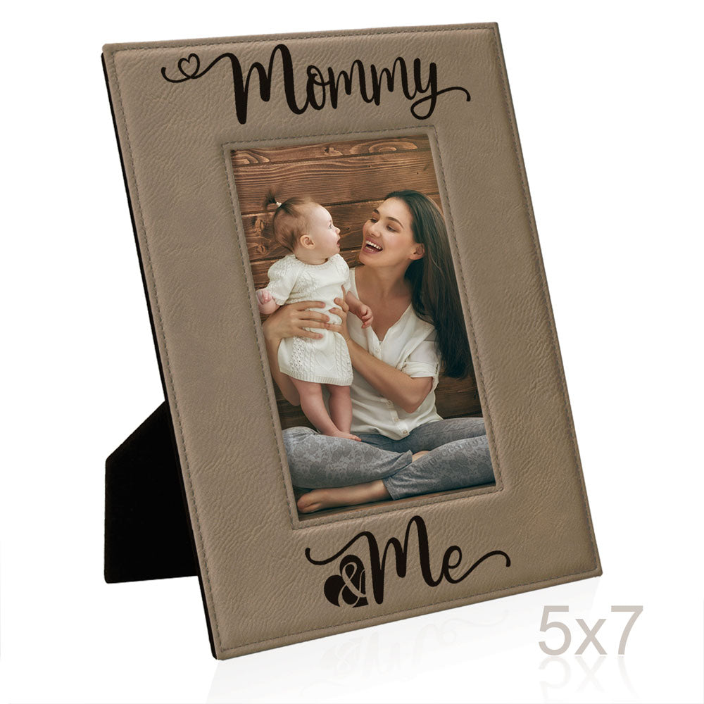 Mommy and Me Leather Frame