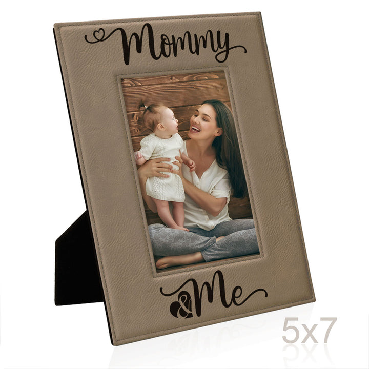 Mommy and Me Leather Frame