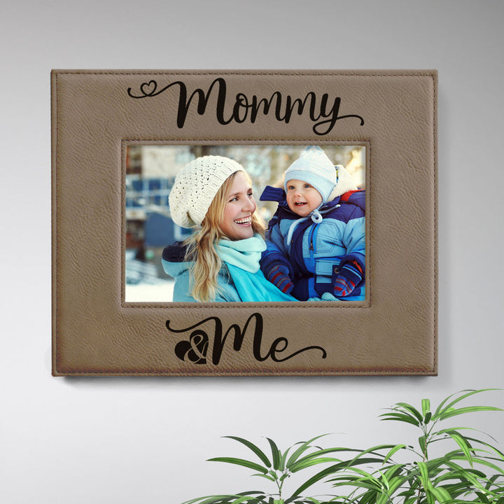 Mommy and Me Leather Frame