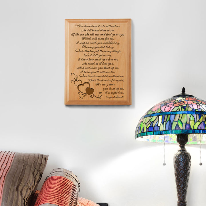 A Letter From Heaven Wood Plaque