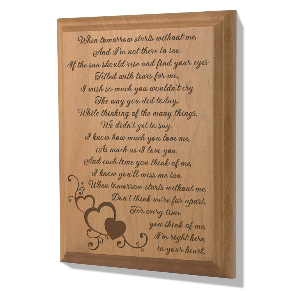 A Letter From Heaven Wood Plaque