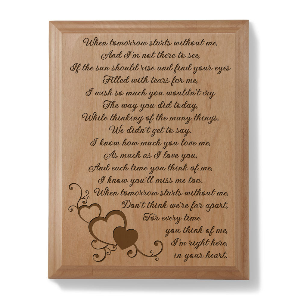 A Letter From Heaven Wood Plaque