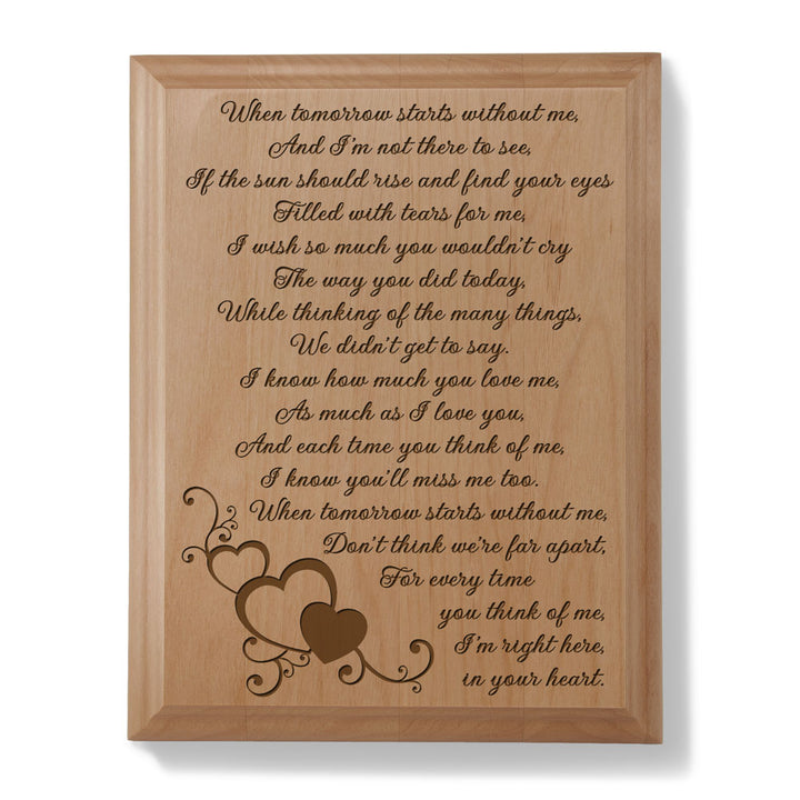 A Letter From Heaven Wood Plaque