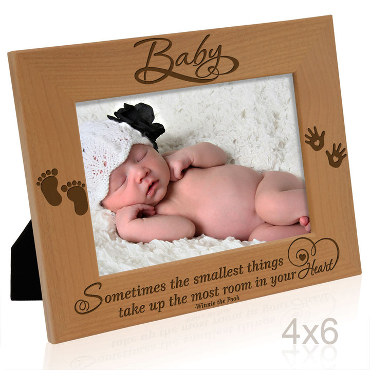 Baby, Sometimes The Smallest Things Wood Frame
