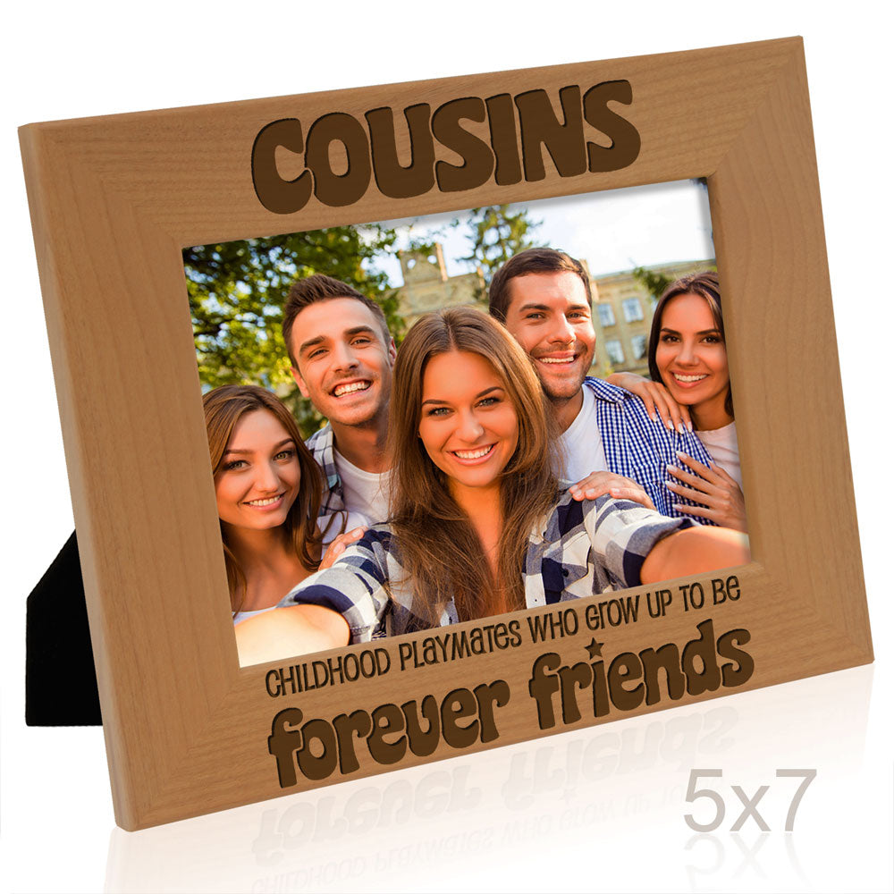 Cousins Forever Friends Wood Frame