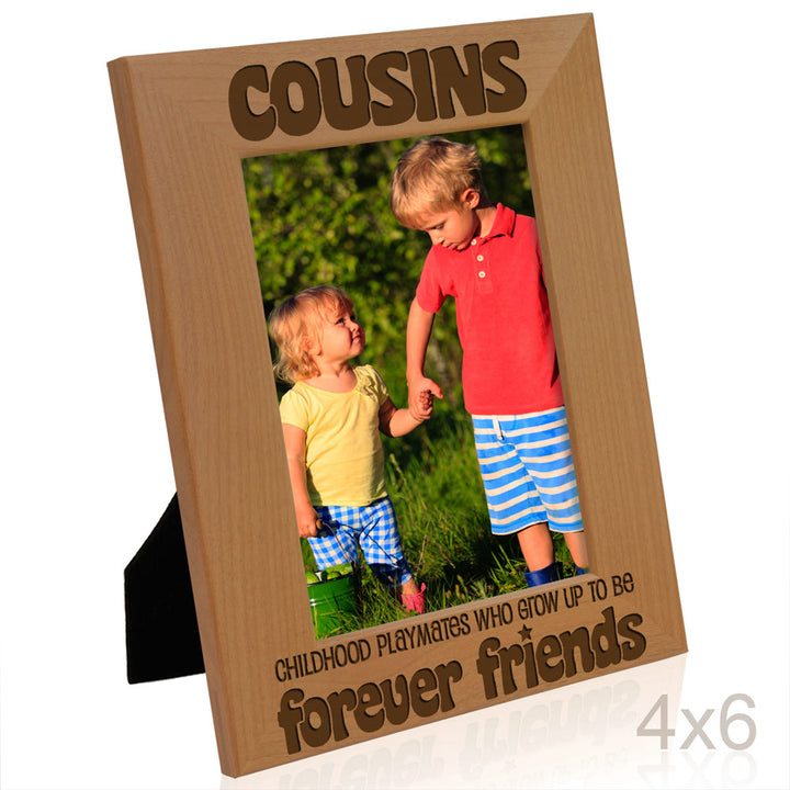 Cousins Forever Friends Wood Frame