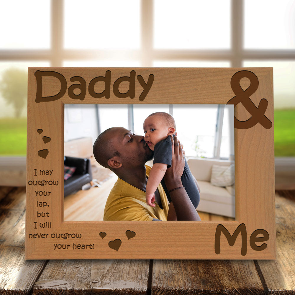 Daddy and Me Poem Wood Frame