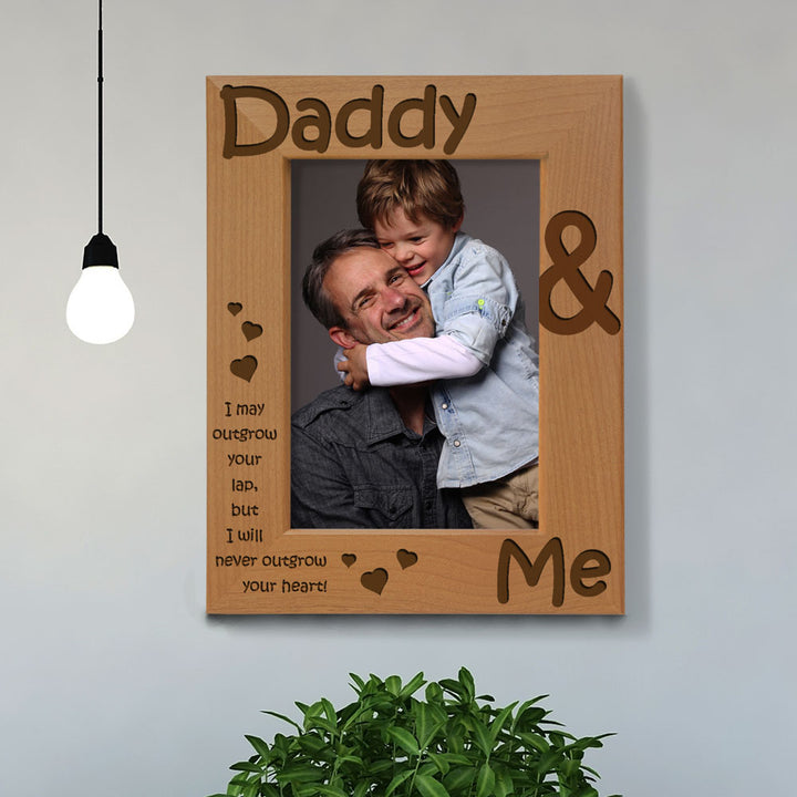 Daddy and Me Poem Wood Frame