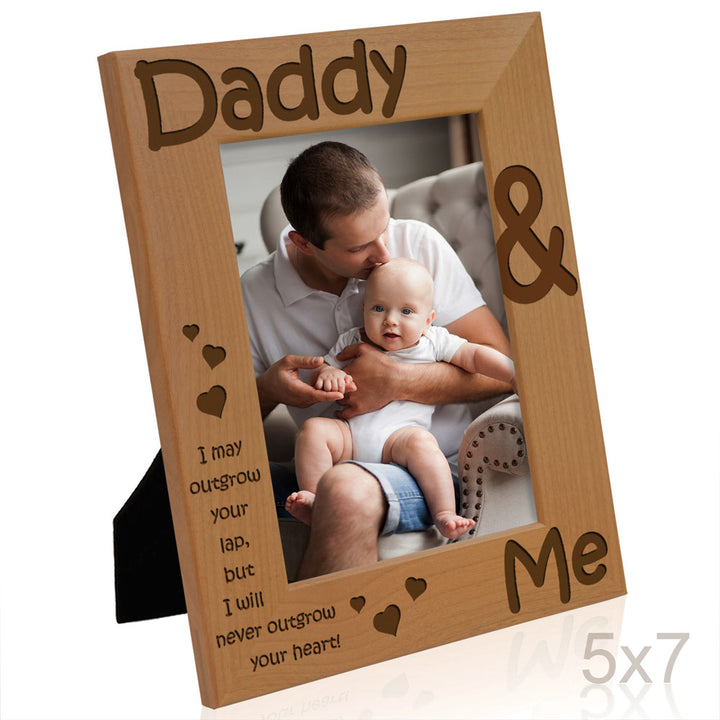 Daddy and Me Poem Wood Frame