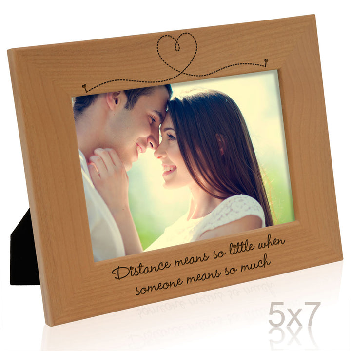 Distance Means So Little Wood Frame