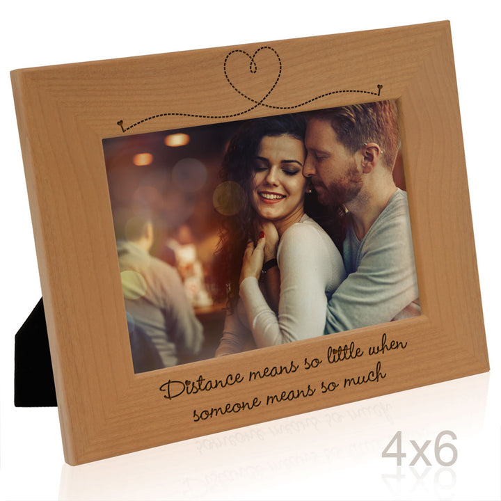Distance Means So Little Wood Frame