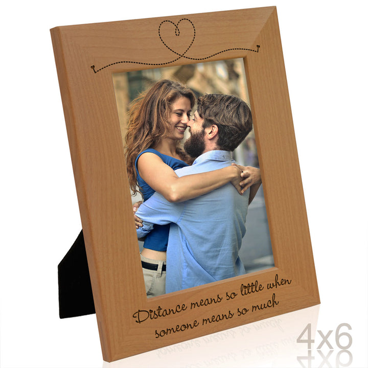 Distance Means So Little Wood Frame