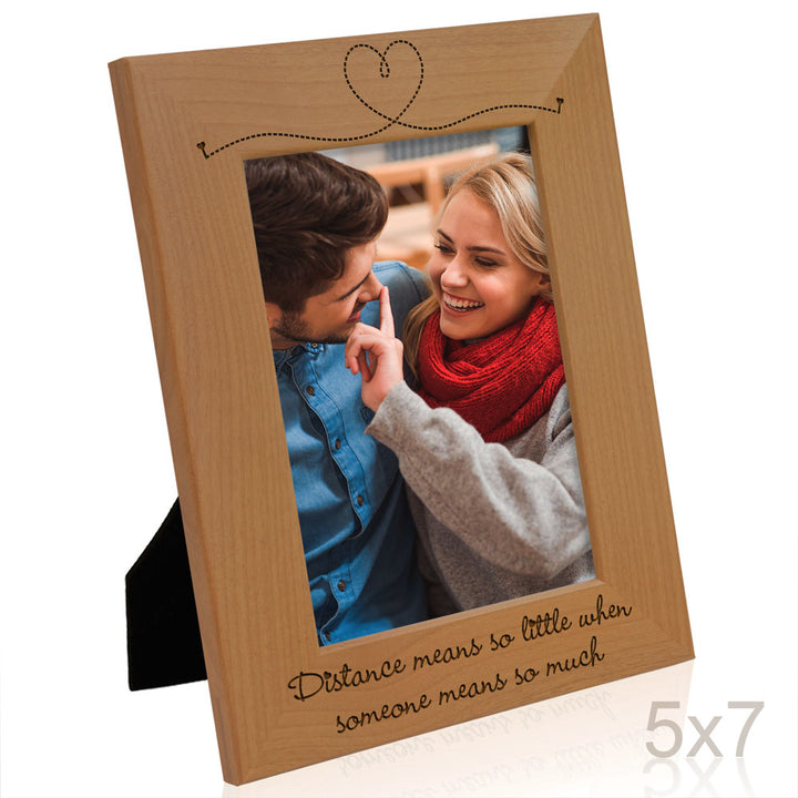 Distance Means So Little Wood Frame