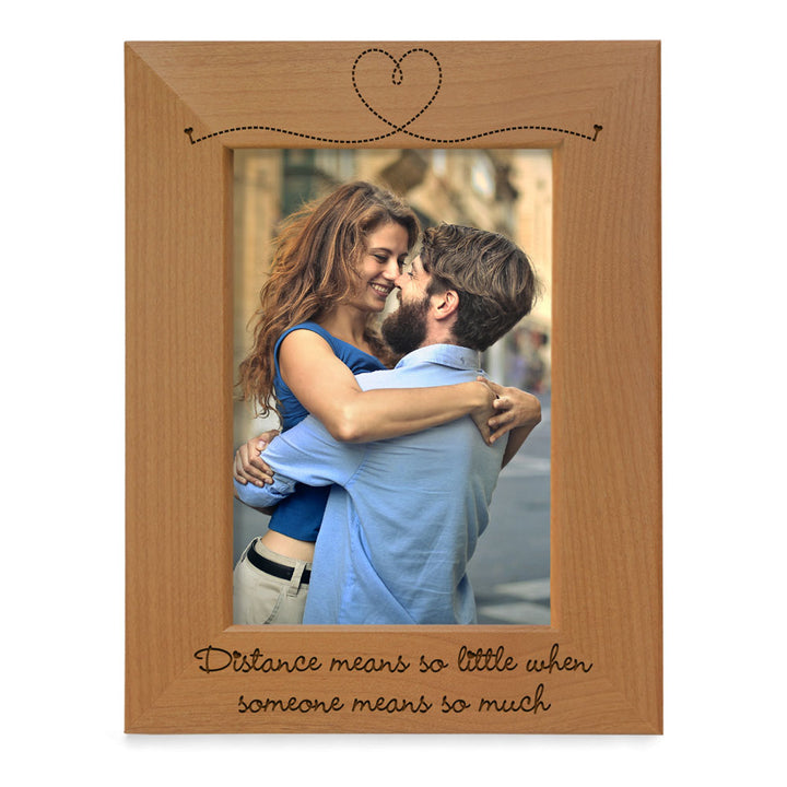 Distance Means So Little Wood Frame