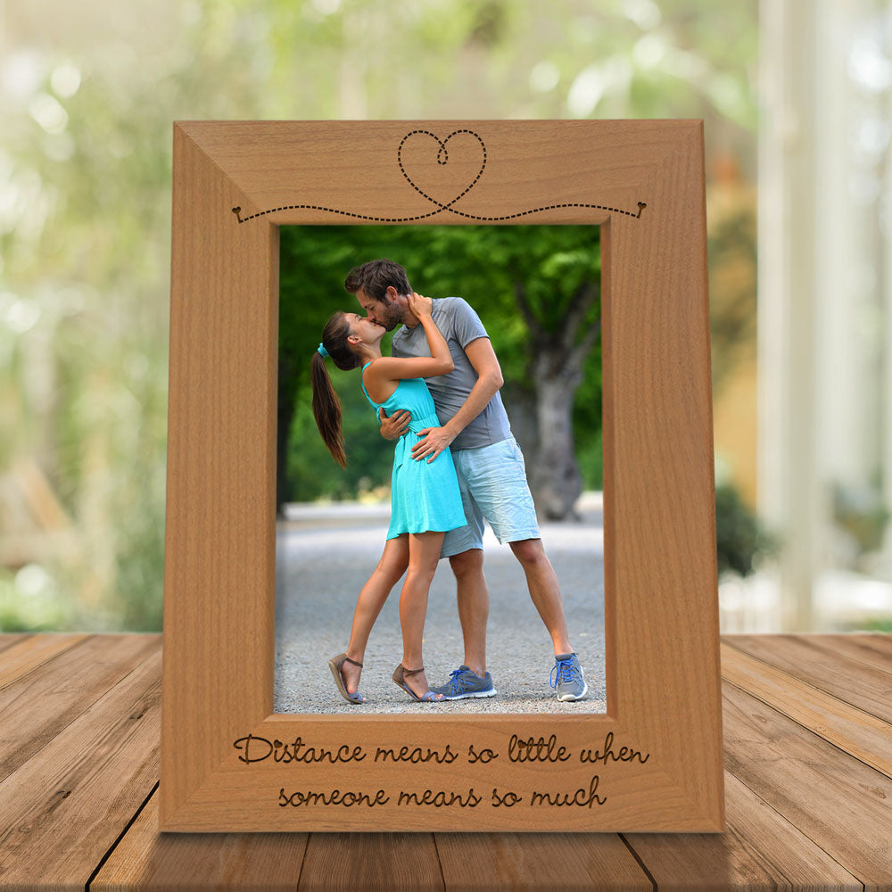 Distance Means So Little Wood Frame
