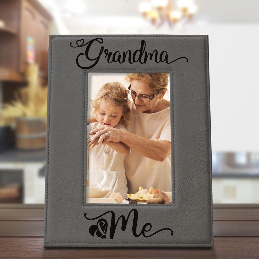 Grandma and Me Leather Frame