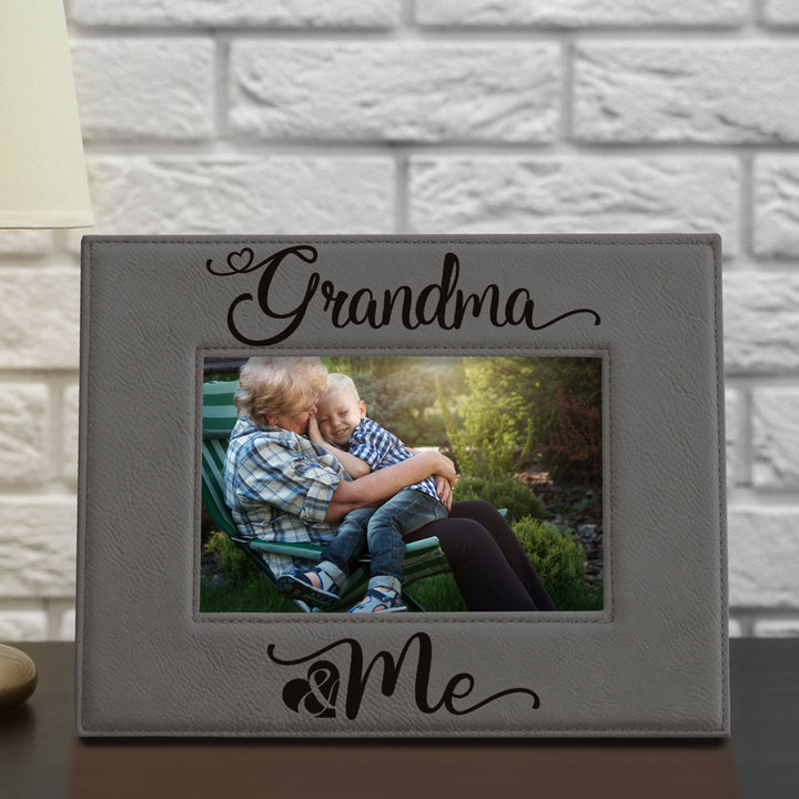 Grandma and Me Leather Frame