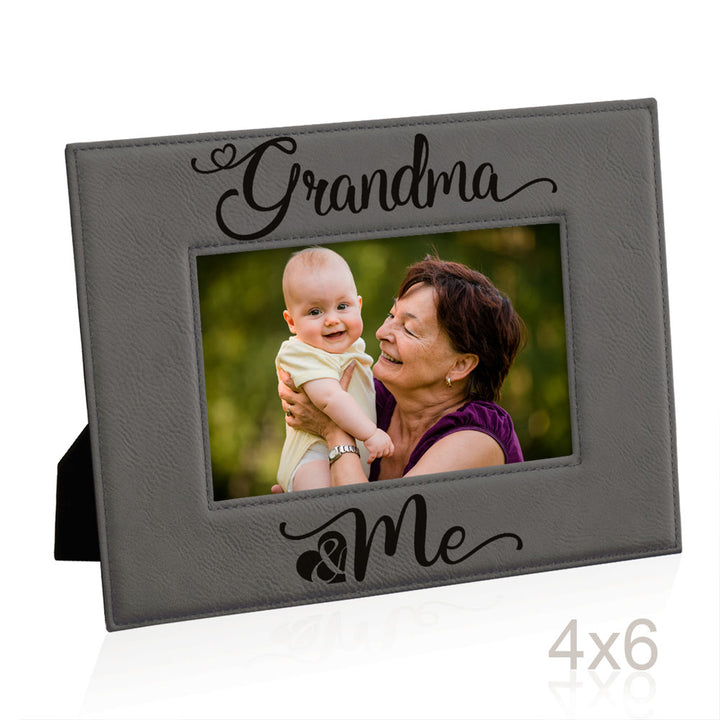 Grandma and Me Leather Frame