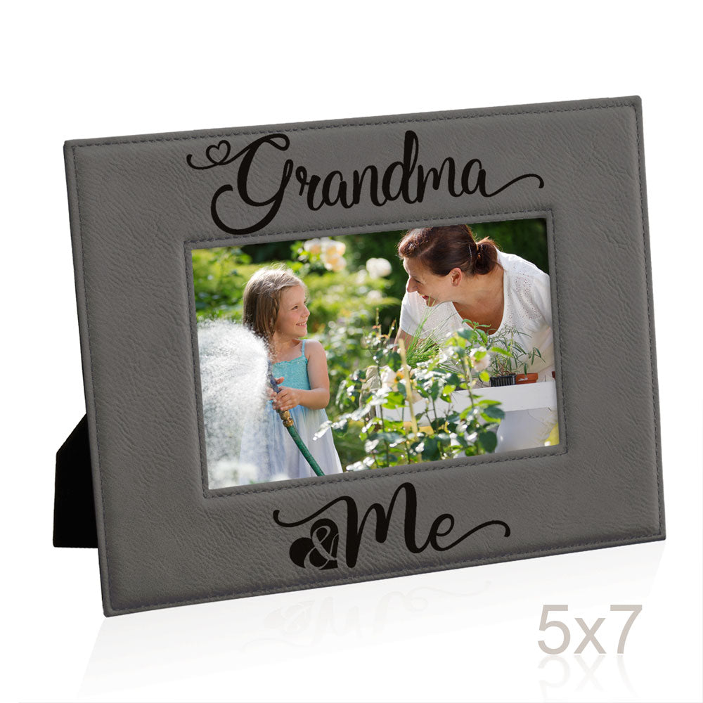 Grandma and Me Leather Frame