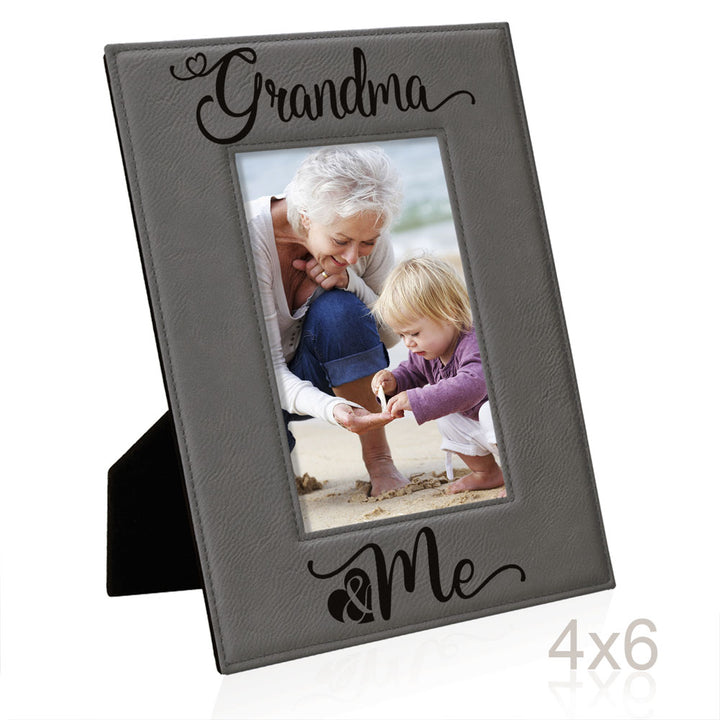 Grandma and Me Leather Frame