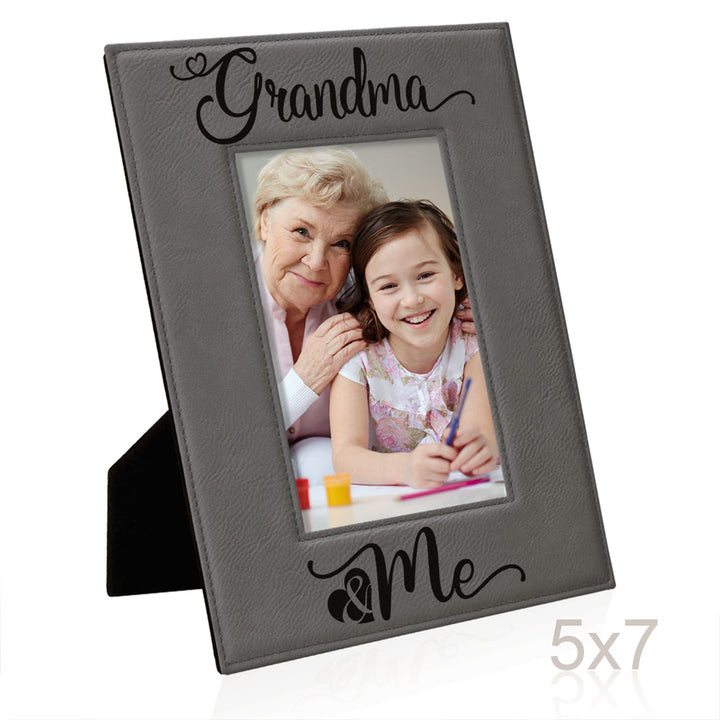 Grandma and Me Leather Frame