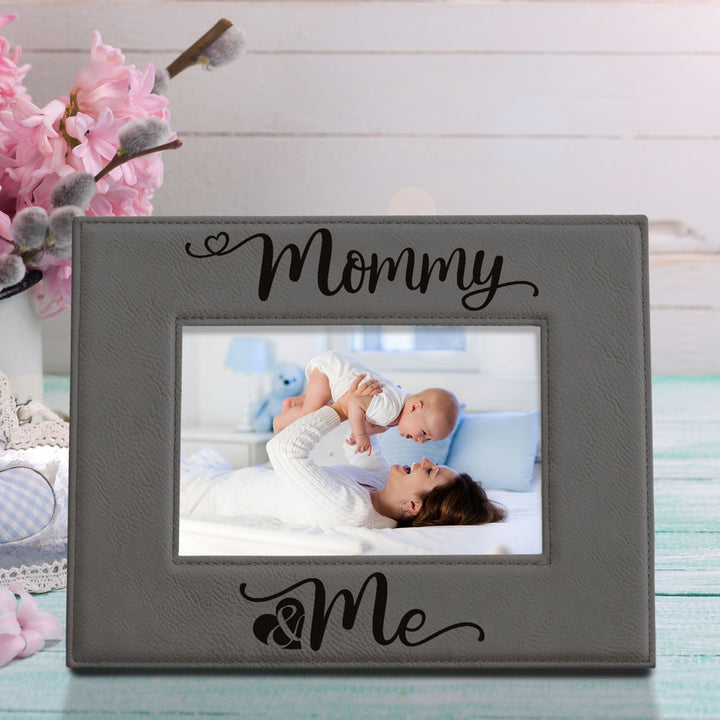 Mommy and Me Leather Frame