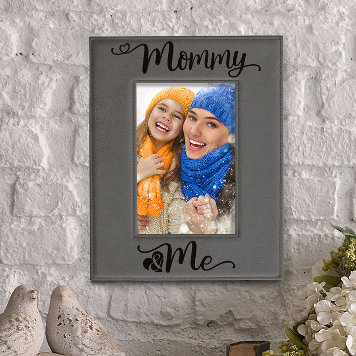 Mommy and Me Leather Frame