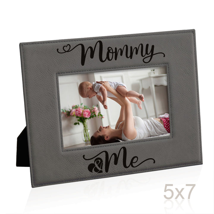 Mommy and Me Leather Frame