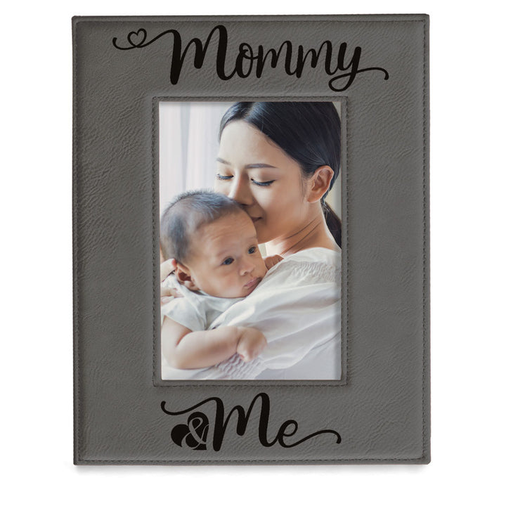 Mommy and Me Leather Frame