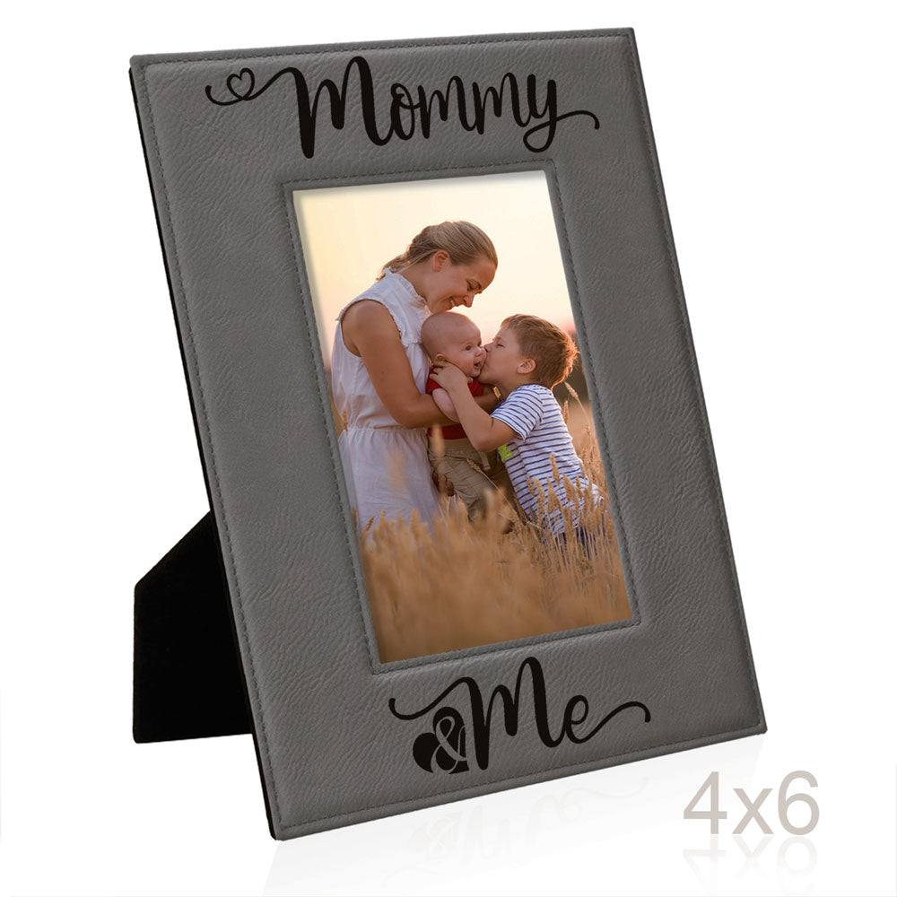 Mommy and Me Leather Frame