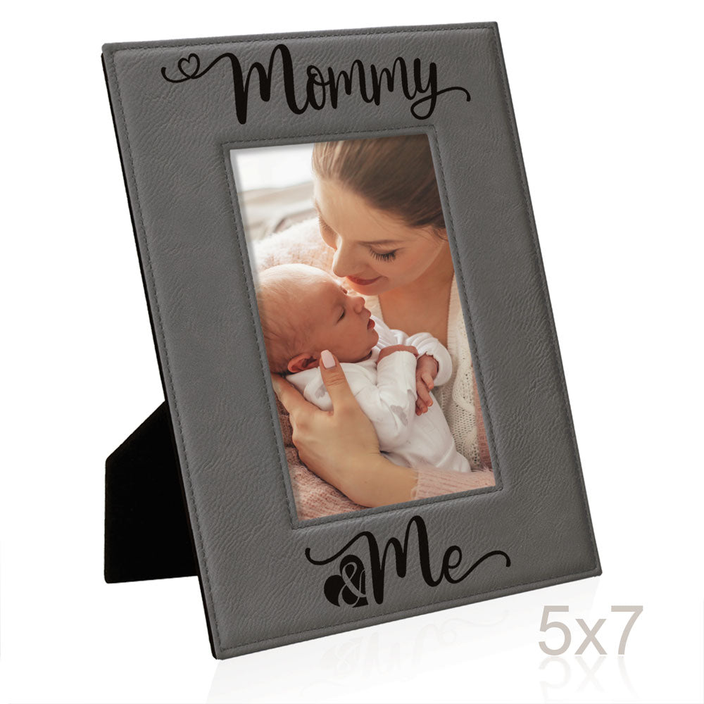 Mommy and Me Leather Frame