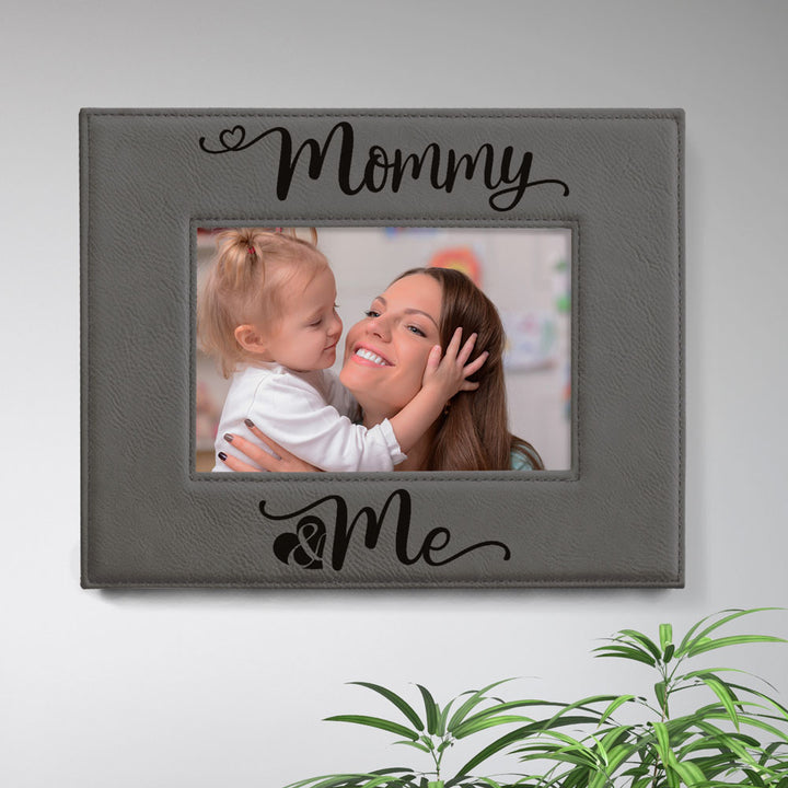 Mommy and Me Leather Frame