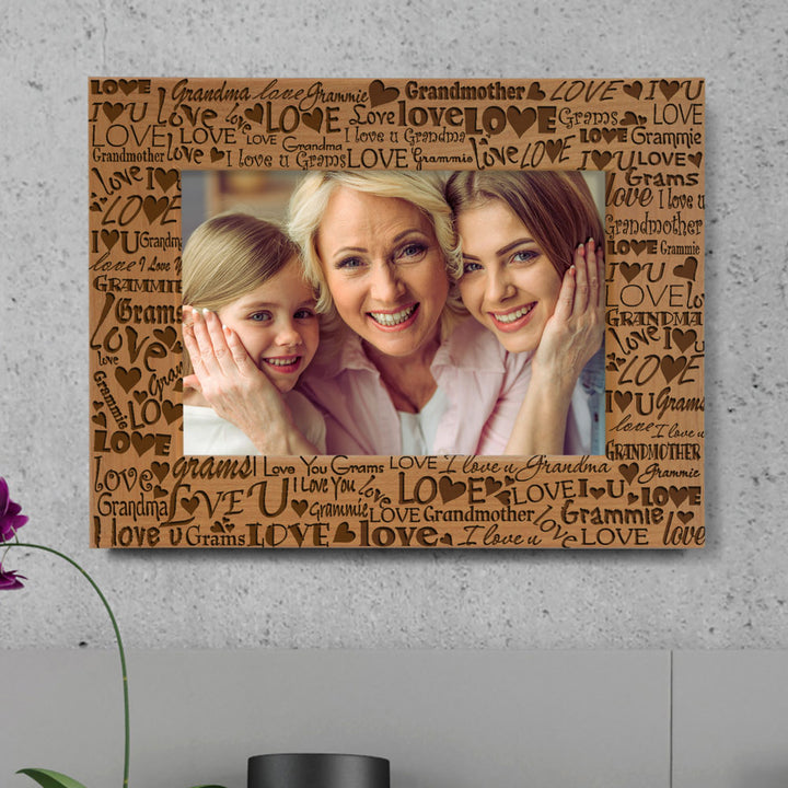 Grandma and Me, I Love You Grandma, Best Grandma WoodFrame
