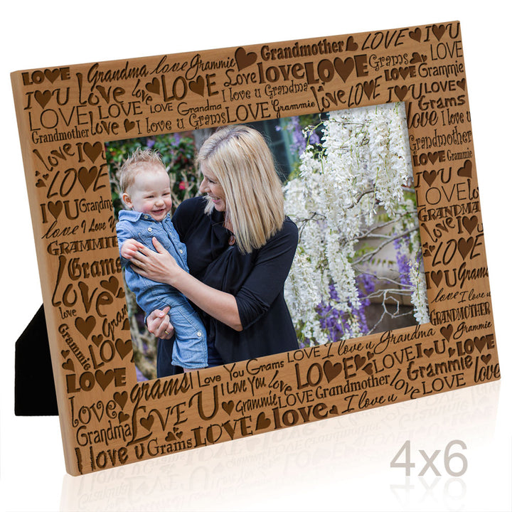 Grandma and Me, I Love You Grandma, Best Grandma WoodFrame