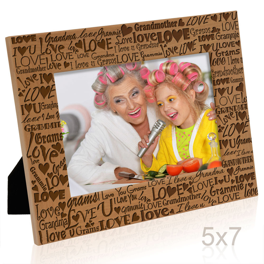 Grandma and Me, I Love You Grandma, Best Grandma WoodFrame
