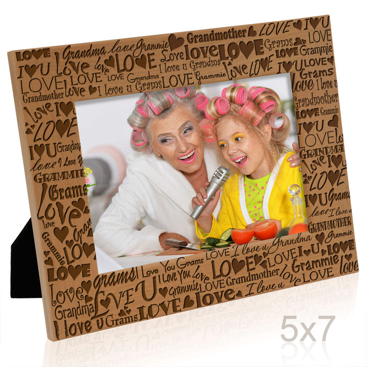 Grandma and Me, I Love You Grandma, Best Grandma WoodFrame