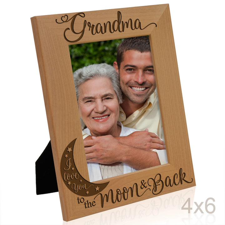 I Love You to the Moon and Back - Grandparents Frame