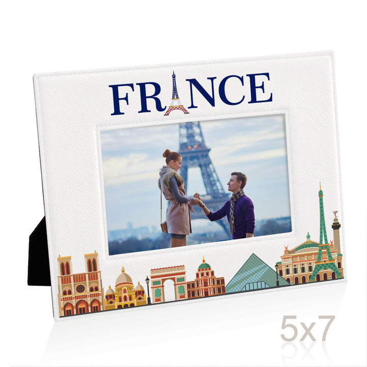 France Color Leather Frame