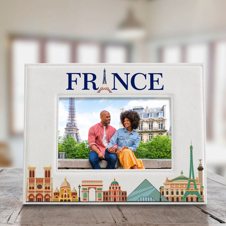 France Color Leather Frame