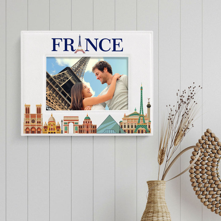 France Color Leather Frame